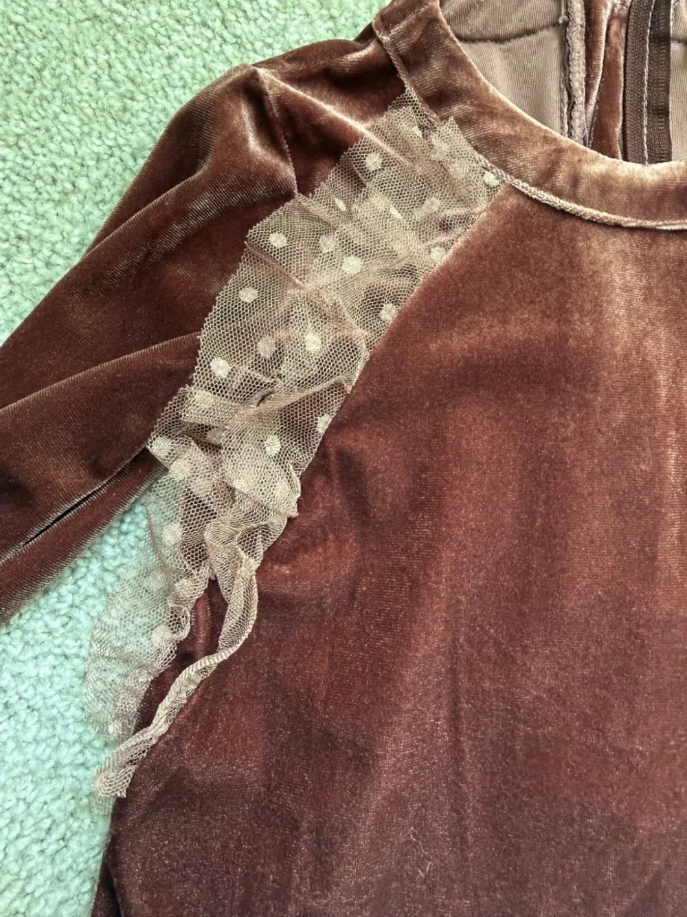 Toddler 3T Deux par Deux velvet dress